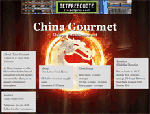 Tablet Screenshot of cochinagourmet.com